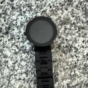 Black Movado bold watch
